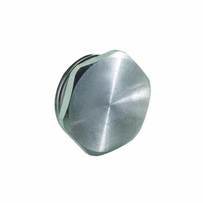 Screw plug Stainless steel Hexagonal IP68 with O-ring Metric