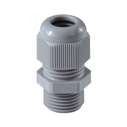 Cable Gland Polyamide IP68 RAL 7001 long connection thread PG