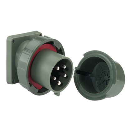 Angled Appliance inlet MIL IP67
