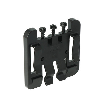 Mounting plate for cable-trays Black
