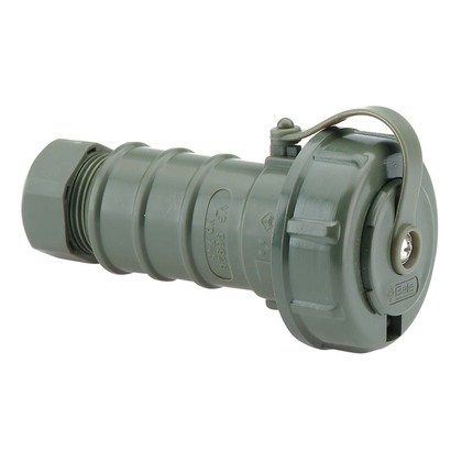 Connector Schuko with screw terminals IP68