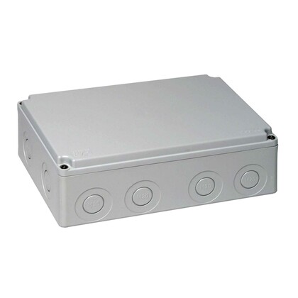 Modular boxes with knockouts (grey cover 15 mm)